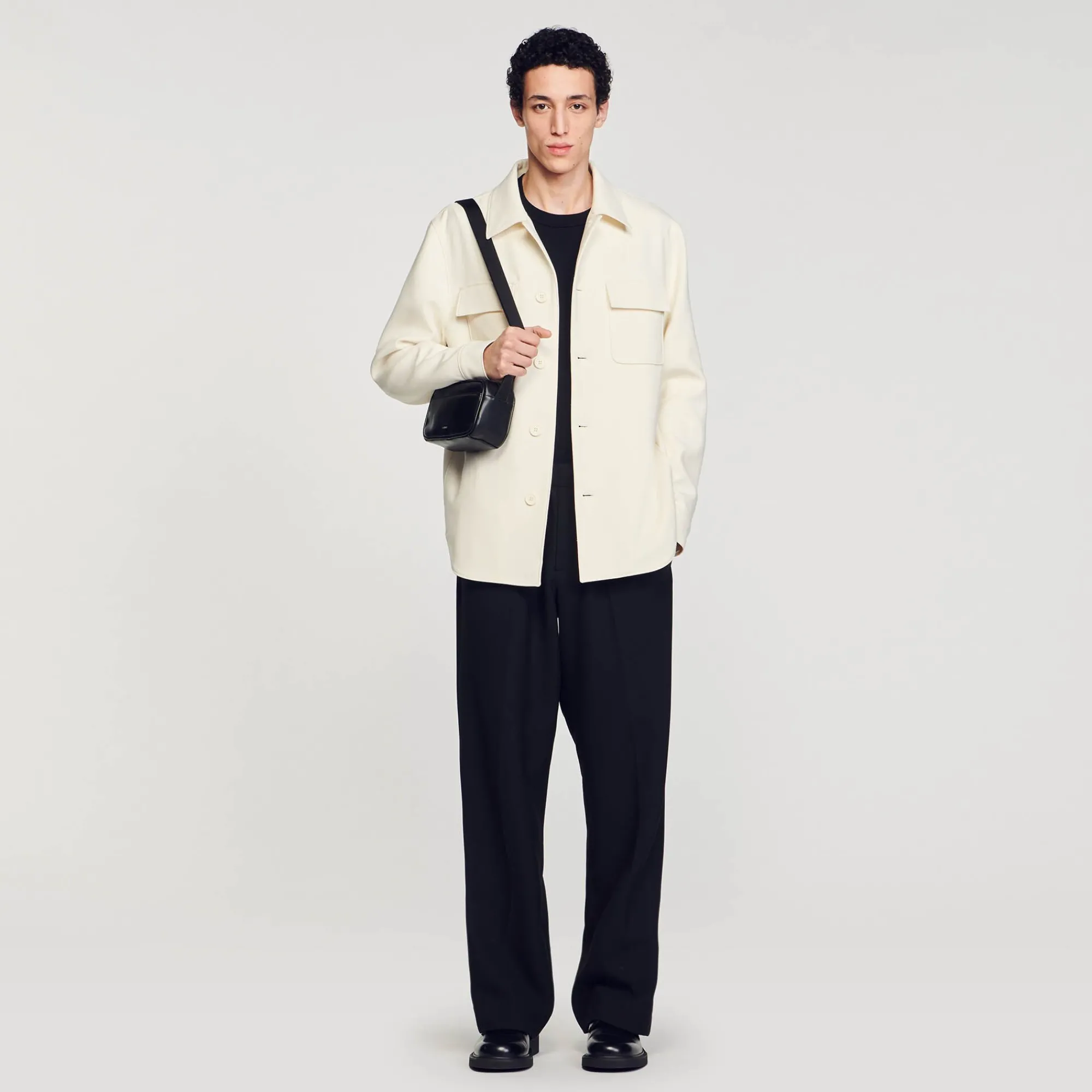 sobrecamisa_con_botones_0.webp Camisas<Sandro Paris Sobrecamisa Con Botones