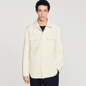 Camisas<Sandro Paris Sobrecamisa Con Botones