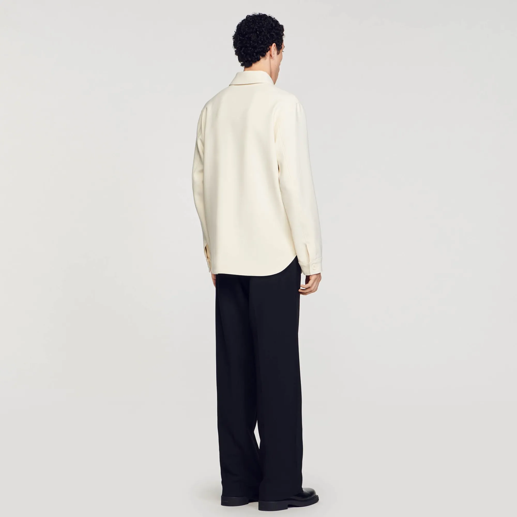 sobrecamisa_con_botones_4.webp Camisas<Sandro Paris Sobrecamisa Con Botones