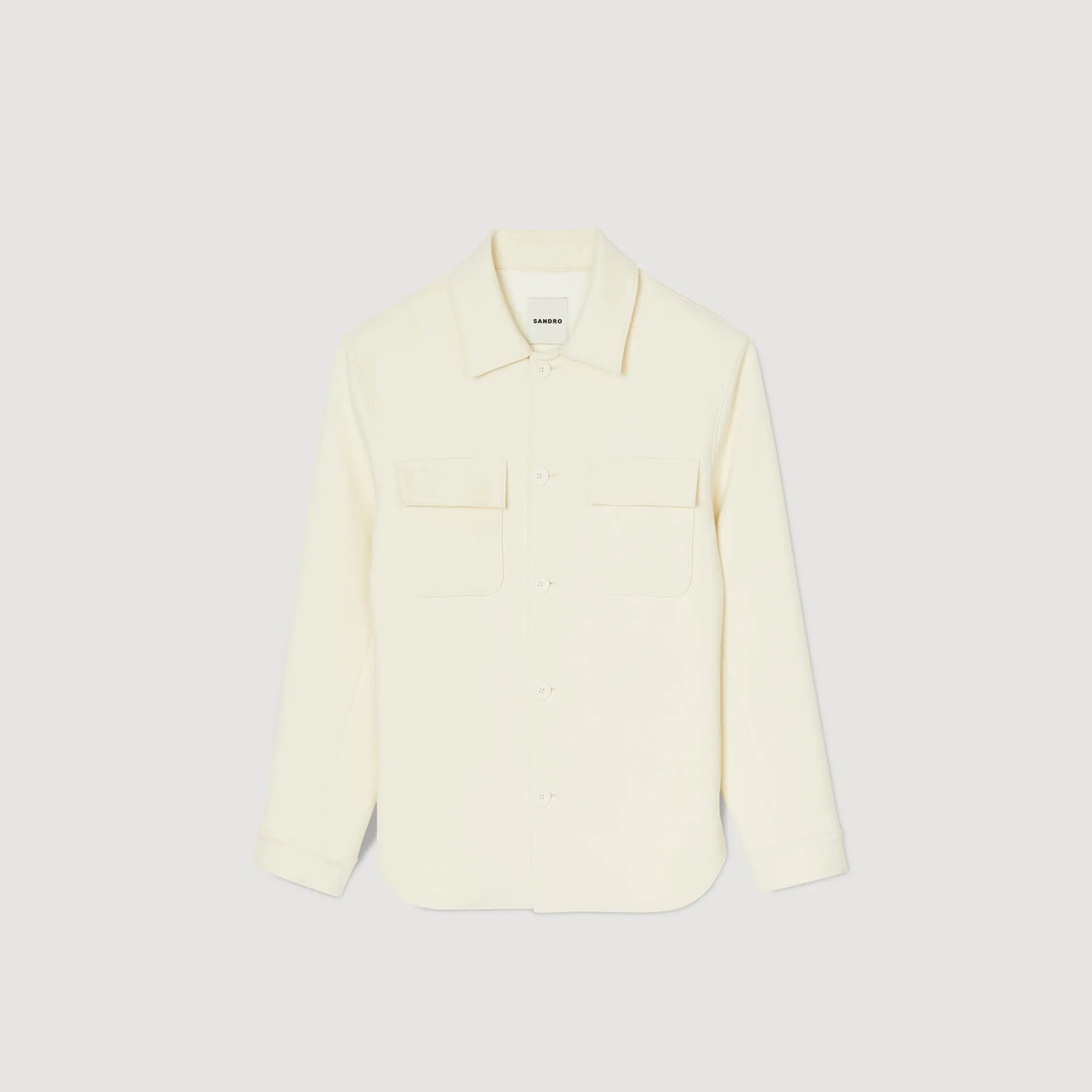 sobrecamisa_con_botones_5.webp Camisas<Sandro Paris Sobrecamisa Con Botones