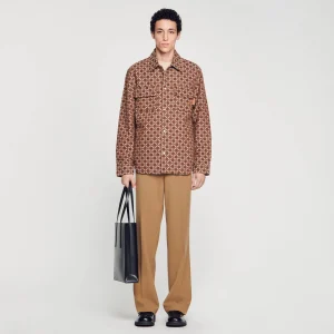 Camisas<Sandro Paris Sobrecamisa Square Cross