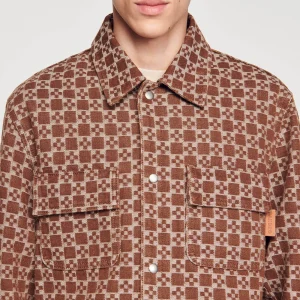 Camisas<Sandro Paris Sobrecamisa Square Cross