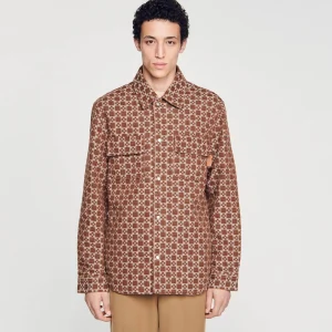 Camisas<Sandro Paris Sobrecamisa Square Cross