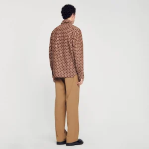 Camisas<Sandro Paris Sobrecamisa Square Cross