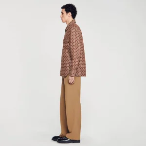 Camisas<Sandro Paris Sobrecamisa Square Cross