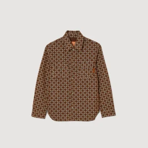 Camisas<Sandro Paris Sobrecamisa Square Cross
