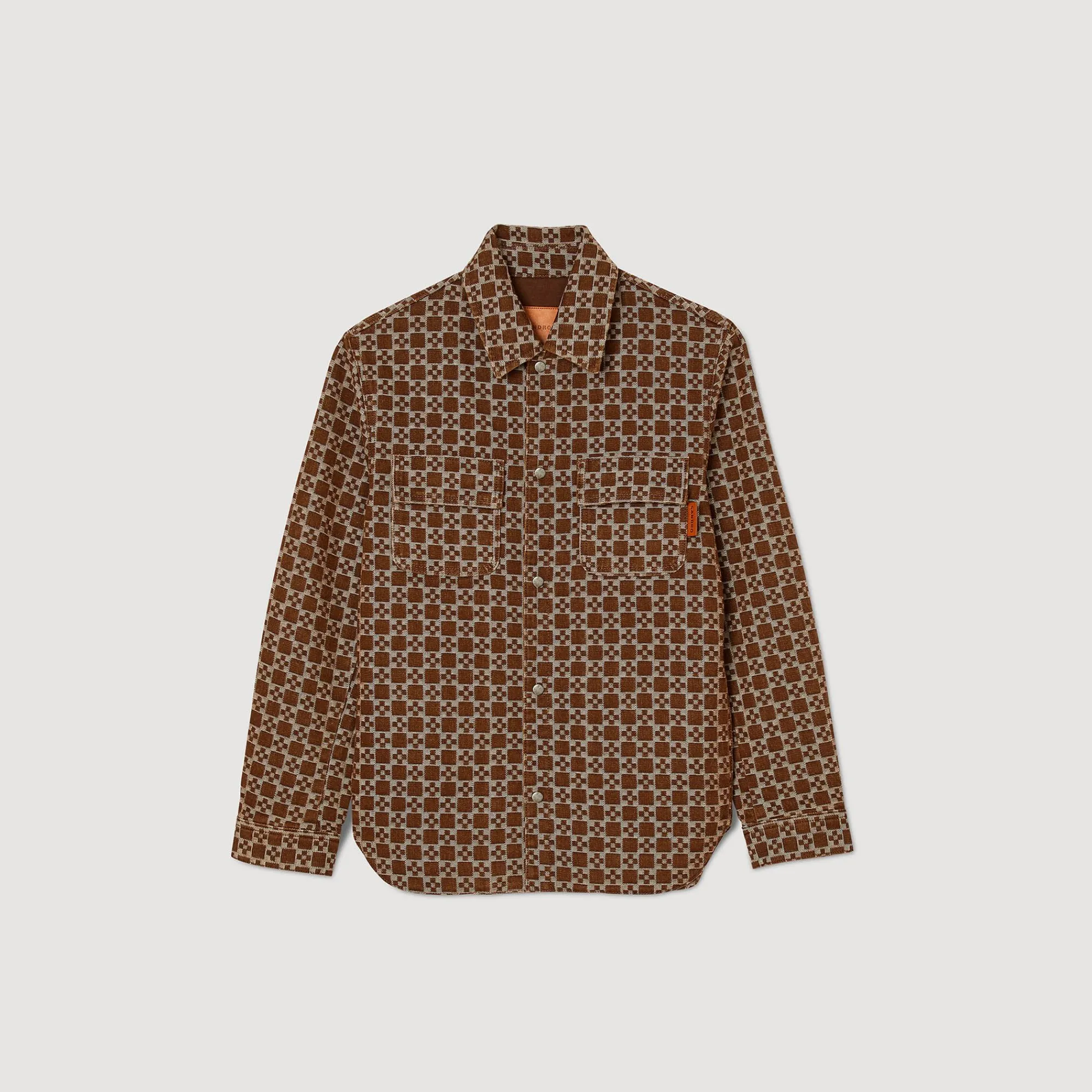 sobrecamisa_square_cross_6.webp Camisas<Sandro Paris Sobrecamisa Square Cross