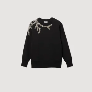 Sudaderas<Sandro Paris Sudadera Con Bordado Joya