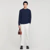 Sudaderas & Jogging<Sandro Paris Sudadera De Algodon Con Flor
