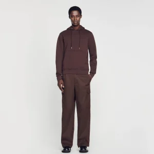 Sudaderas & Jogging<Sandro Paris Sudadera Hombre Bordado Algodon Organico