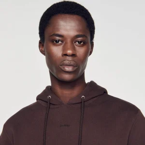 Sudaderas & Jogging<Sandro Paris Sudadera Hombre Bordado Algodon Organico