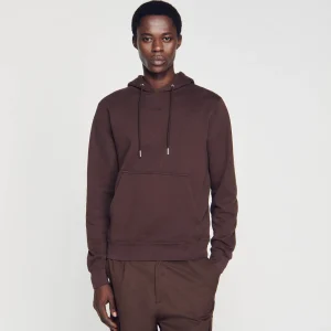 Sudaderas & Jogging<Sandro Paris Sudadera Hombre Bordado Algodon Organico