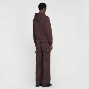 Sudaderas & Jogging<Sandro Paris Sudadera Hombre Bordado Algodon Organico