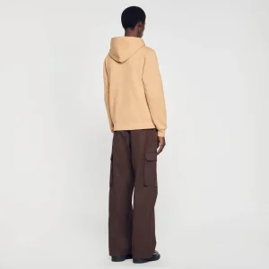 Sudaderas & Jogging<Sandro Paris Sudadera Hombre Bordado Algodon Organico