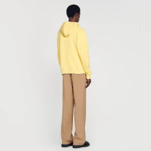 Sudaderas & Jogging<Sandro Paris Sudadera Hombre Bordado Algodon Organico
