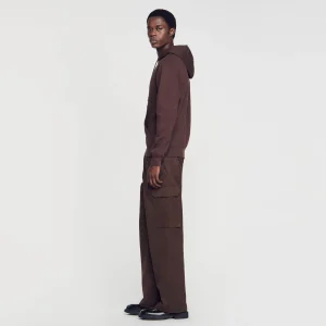 Sudaderas & Jogging<Sandro Paris Sudadera Hombre Bordado Algodon Organico