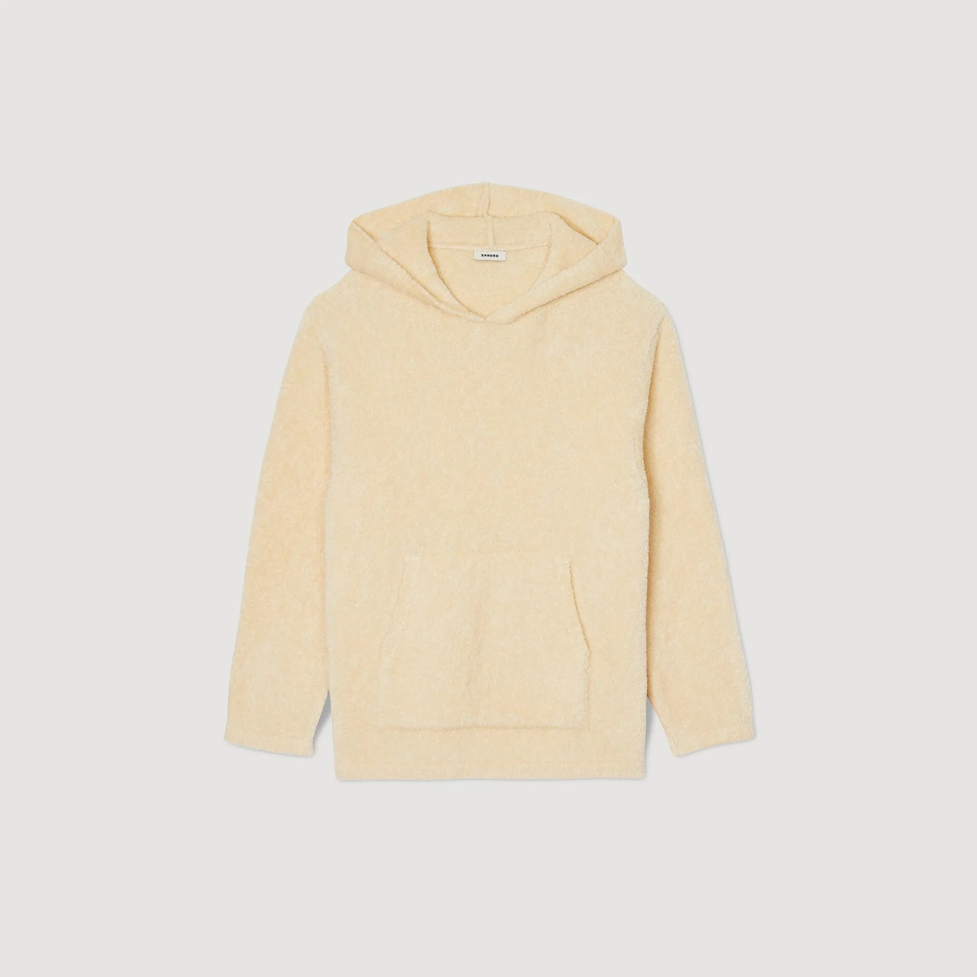 sudadera_polar_con_capucha_6.webp Sudaderas & Jogging<Sandro Paris Sudadera Polar Con Capucha