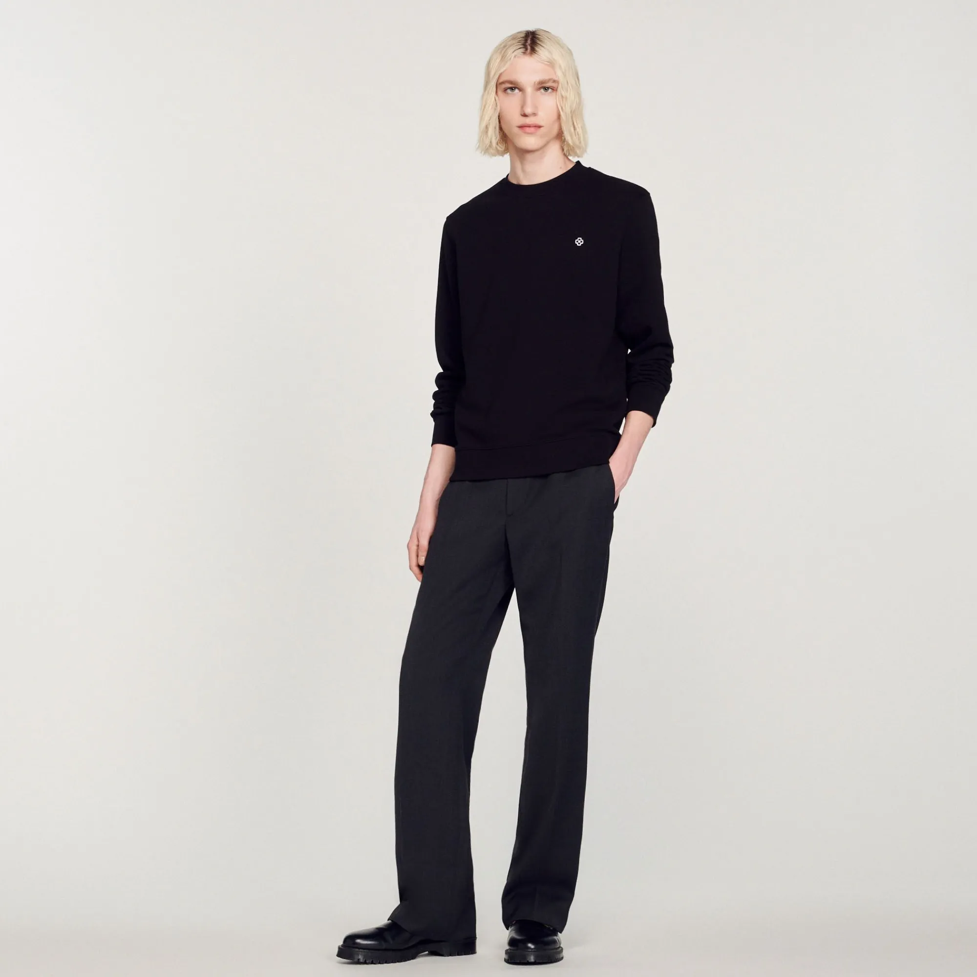 sudadera_square_cross_0.webp Sudaderas & Jogging<Sandro Paris Sudadera Square Cross