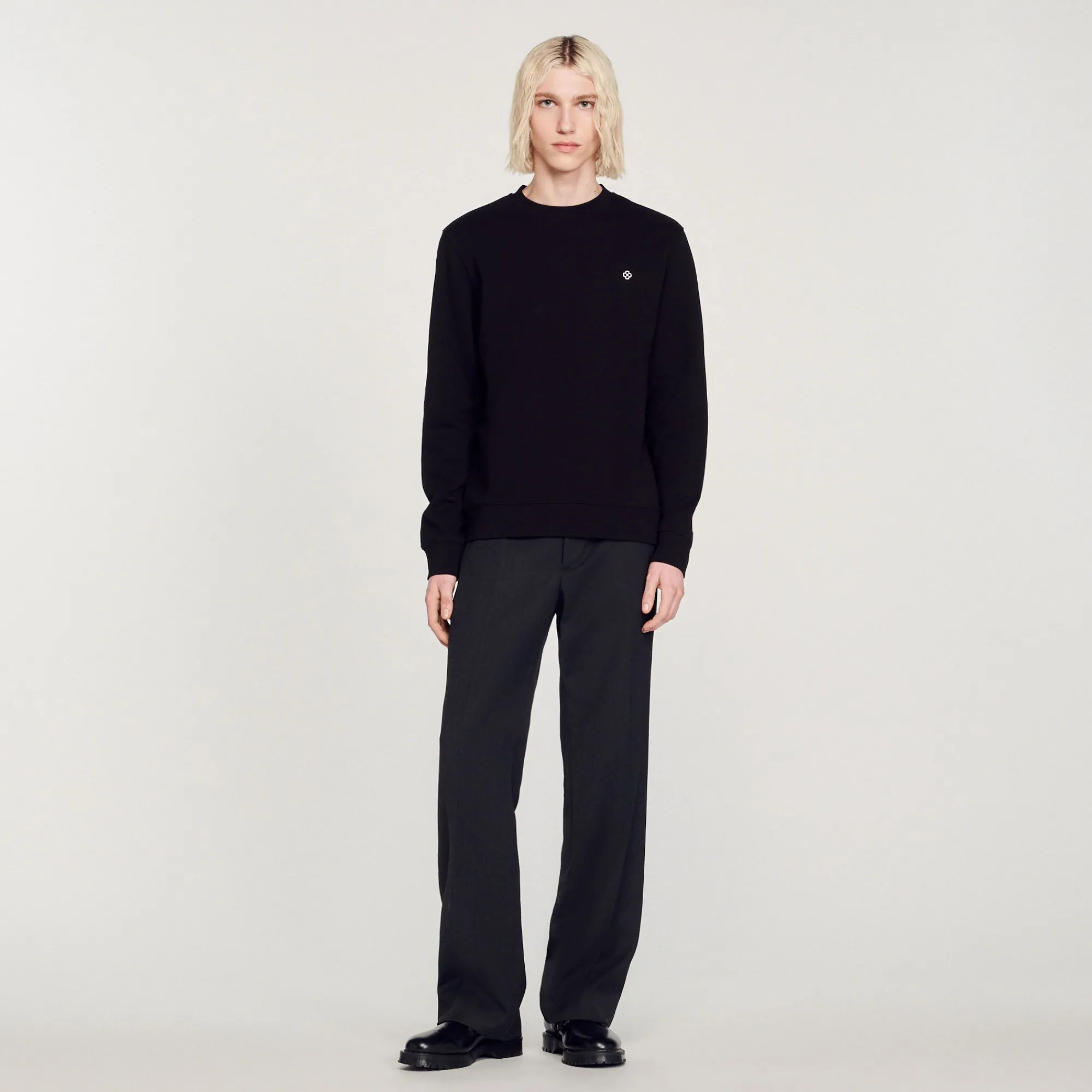 sudadera_square_cross_1.webp Sudaderas & Jogging<Sandro Paris Sudadera Square Cross