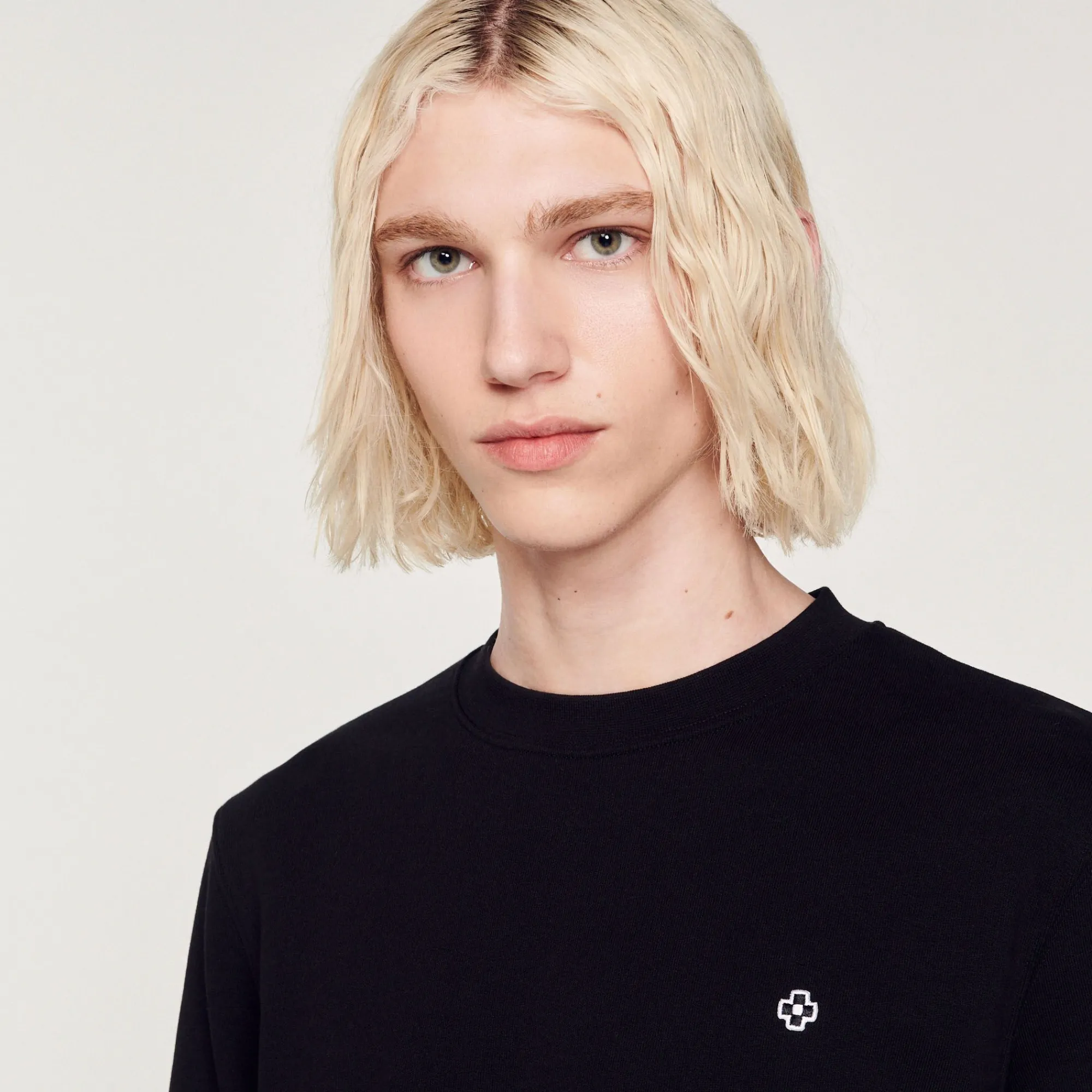 sudadera_square_cross_2.webp Sudaderas & Jogging<Sandro Paris Sudadera Square Cross