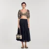 Tops & Camisas<Sandro Paris Top Corto De Bordado Ingles