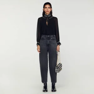 Tops & Camisas<Sandro Paris Top De Muselina