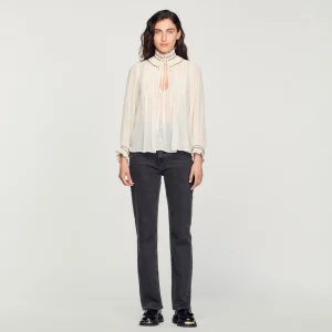 Tops & Camisas<Sandro Paris Top De Muselina