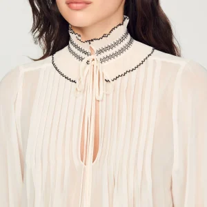 Tops & Camisas<Sandro Paris Top De Muselina