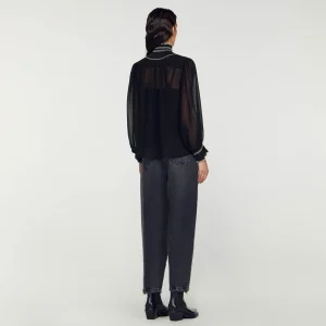 Tops & Camisas<Sandro Paris Top De Muselina
