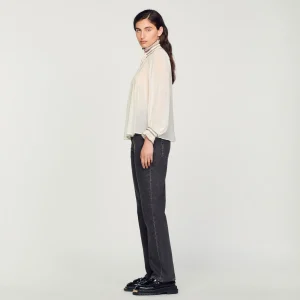 Tops & Camisas<Sandro Paris Top De Muselina