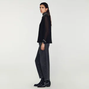 Tops & Camisas<Sandro Paris Top De Muselina