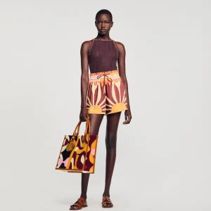 Jerseys & Cárdigans<Sandro Paris Top De Punto Con Pedreria