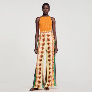 Jerseys & Cárdigans<Sandro Paris Top De Punto Con Pedreria