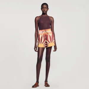 Jerseys & Cárdigans<Sandro Paris Top De Punto Con Pedreria