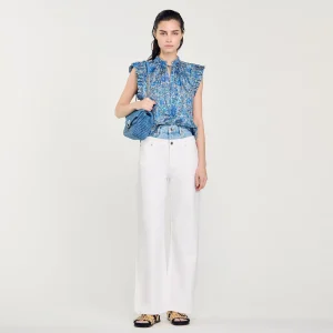 Tops & Camisas<Sandro Paris Top Estampado