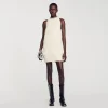Vestidos<Sandro Paris Vestido Con Cuello Con Bisuteria