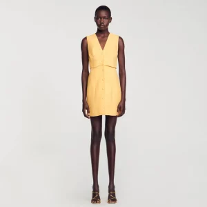 Vestidos<Sandro Paris Vestido Corto 2 En 1