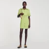 Vestidos<Sandro Paris Vestido Corto Abotonado