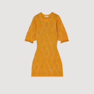 Vestidos<Sandro Paris Vestido Corto De Punto