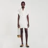 Vestidos<Sandro Paris Vestido Corto Drapeado