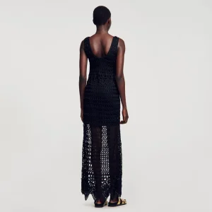 Vestidos<Sandro Paris Vestido De Croche