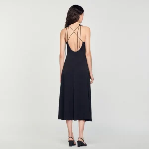 Vestidos<Sandro Paris Vestido De Tirante Fino