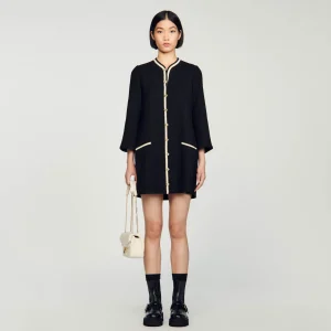 Vestidos<Sandro Paris Vestido De Tweed