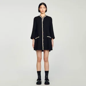 Vestidos<Sandro Paris Vestido De Tweed
