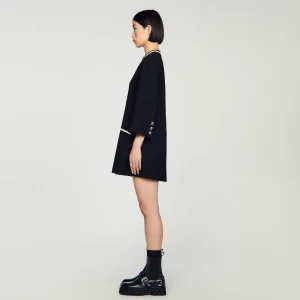Vestidos<Sandro Paris Vestido De Tweed