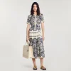 Vestidos<Sandro Paris Vestido Largo Estampado