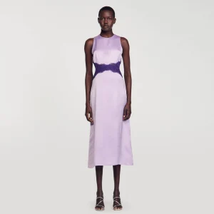 Vestidos<Sandro Paris Vestido Satinado
